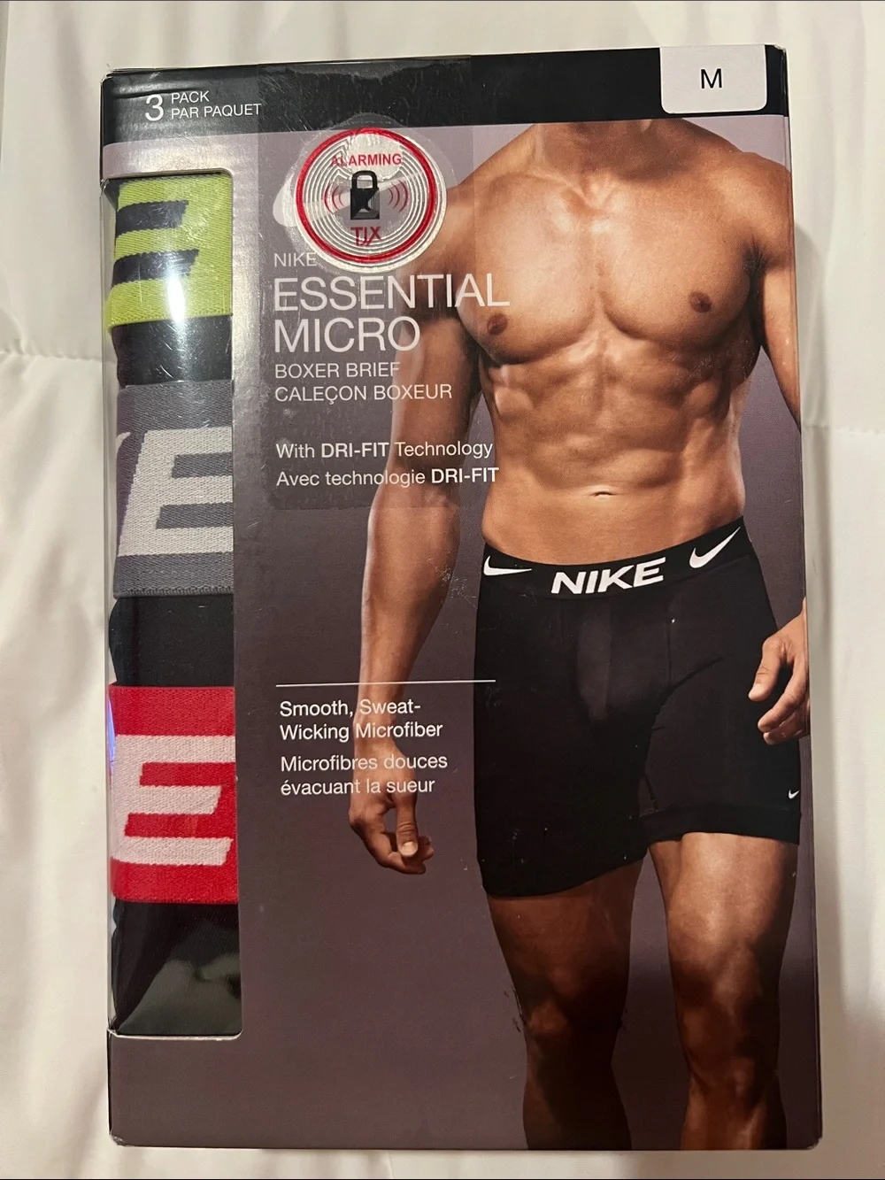 Nike Essential Micro Boxer Briefs — (3 Pack)